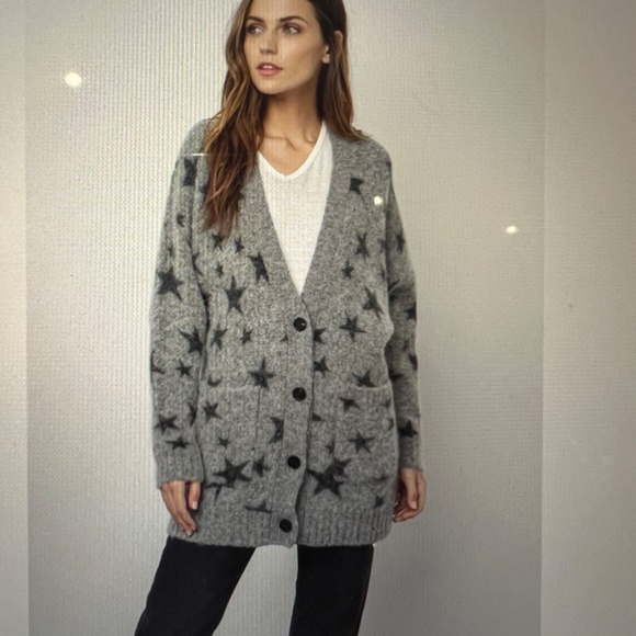 Rails Grey Star Sweater - Picture 4 of 5